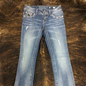 Miss Me Rhinestone Studded Boot Cut